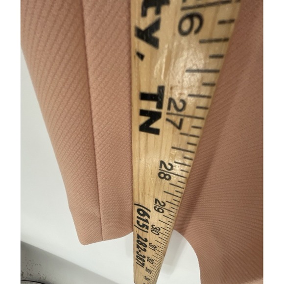 Le Suit Pantsuit Women's Two-Piece Set Blazer(14) & Pants(12) Peach Lined - Picture 11 of 16